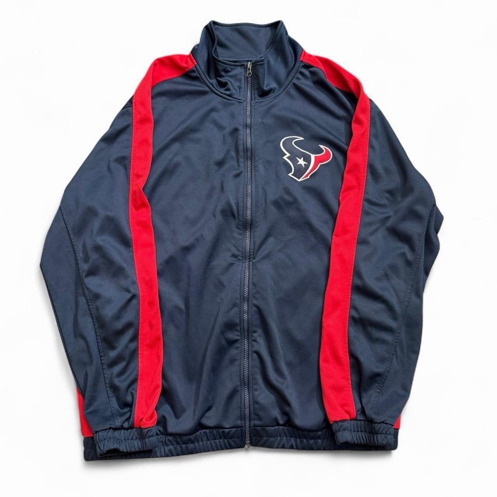 Houston Texans Full Zip Jacket Men's Size XL NFL Football Home Colors